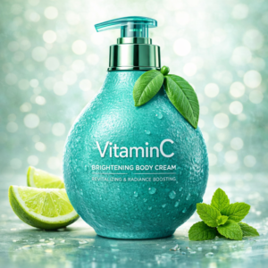 crème corps éclatante turquoise