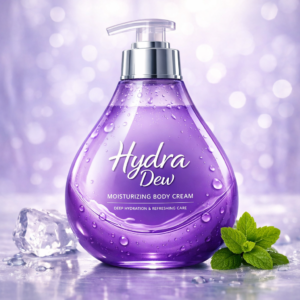 crème corps hydratante violet